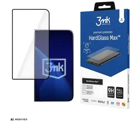 Szkło hartowane 3mk HardGlass Max czarne / Szkło hartowane / Apple iPhone Duo / 9H / 0,3 mm