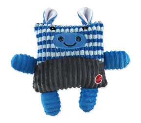 Zabawka FANTASY dla psa Cuties kwadratowa krowa niebieska / Plusz / 17,5 cm