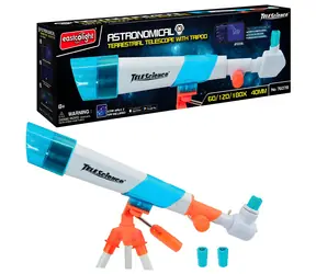 Teleskop astronomiczny SPARKYS ze statywem metalowym / 50 mm / powiększenie 60/120/180× / zastosowanie Star Walk 2
