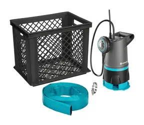 Pompa zanurzeniowa do szlamu Gardena 20000 BASIC / z akcesoriami / 550 W