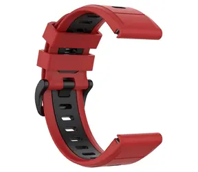 Pasek X-SITE do Garmin Quick Release 22 mm czerwono-czarny / Pasek / Silikon / 22 mm