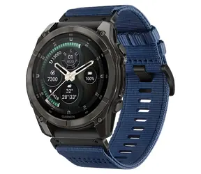 Pasek Tech-Protect Nylon Classic ciemnoniebieski / Pasek do Garmin Fenix
