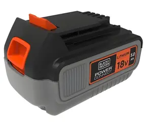 Akumulator Black&Decker 18V 5,0 Ah Li- ION / Akumulator / Zabezpieczenie przed przeciążeniem i przegrzaniem