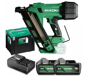 Gwoździarka akumulatorowa HiKOKI 50-90 mm / Gwoździarka akumulatorowa / 18 V / 2 x 5,0 Ah Li- ION / Ładowarka