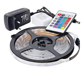 X-SITE SP-500RGB / Taśma LED / RGB / SMD5050 / 5 m / IP65 / Zasilacz 12V, pilot
