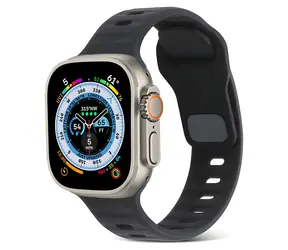 Pasek sportowy silikonowy X-SITE do zegarka Apple Watch 38/40/41 mm, czarny / Pasek / Silikon / Sport