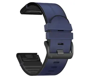 Pasek X-SITE do Garmin QuickFit 22mm niebieski / Pasek / Silikon / Skóra / 22 mm