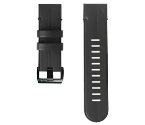 Pasek zamienny X-SITE do Garmin QuickFit 26 mm czarny / Pasek / Silikon/skóra / Metalowa klamra
