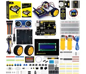 KEYESTUDIO KS0436 Arduino Robot Car Kit / Płytka REV4 ATmega328P / 5 projektów / USB