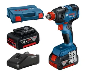 BOSCH GDX 18V-200 Professional niebiesko-czarny / Klucz udarowy akumulatorowy / 18 V / 200 Nm / 2x ProCORE18V 4.0Ah / L-Case
