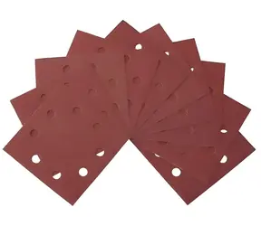 DeWalt DT3022 / Papier ścierny / Granulacja 80 / 115 × 115 mm / Rzep / 10 szt.