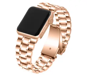Pasek metalowy X-SITE Exquisite do zegarka Apple Watch 38/40/41 mm w kolorze różowego złota / Pasek / Apple Watch / Metal