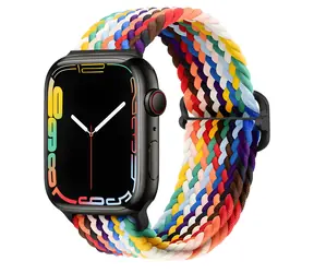 Pasek nylonowy X-SITE do Apple Watch 42/44/45/49 mm tęczowy / Pasek / Nylon