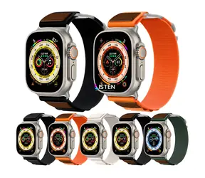 Pasek nylonowy X-SITE do Apple Watch 42/44/45/49 mm biały / Pasek / Apple Watch / Nylon