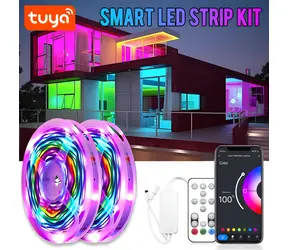 Taśma LED X-SITE RGBIC SMART Tuya 10 m / Taśma LED / SMD5050 / IP65 / WiFi / pilot zdalnego sterowania
