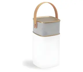 X-SITE iLuna biało-złoty / Głośnik przenośny / Bluetooth / 5W / Latarka LED / power bank 4400mAh / IPX4