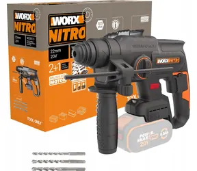 WORX WX381.9 / Wiertarko-wkrętarka akumulatorowa / Silnik bezszczotkowy / 20 V / 2,0 J