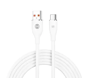 Kabel danych Forever USB-USB-C biały / 1m / 66w