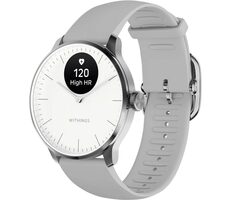 Withings Scanwatch Light 37mm biały / Inteligentny zegarek / OLED 0,63" / 5ATM / GPS / BT / czas pracy baterii do 30 dni