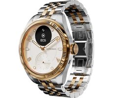 Withings Scanwatch Nova Brilliant 39 mm - Złoty / Smartwatch / OLED 0,63" / 5ATM / GPS / BT / do 30 dni żywotności baterii