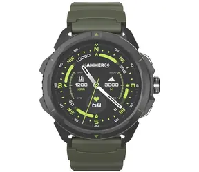 Hammer Watch 2 zielono-czarny / Smartwatch / 1.5" / AMOLED / 466x466 / 5ATM