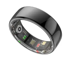 Powerton SMART RING PRO rozmiar 7 czarny / Inteligentny pierścień / Bluetooth 5.2 / 15 mAh / IP68