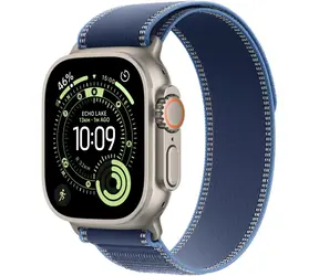 Apple Watch Ultra 3 (2025) GPS+Cellular 49 mm, tytanowa obudowa - Blue Trail (M/L) / 145-220 mm