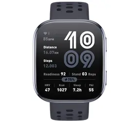 Amazfit Bip 6 czarny / smartwatch / 1,97" AMOLED / 5 ATM / BT 5.2 / GPS