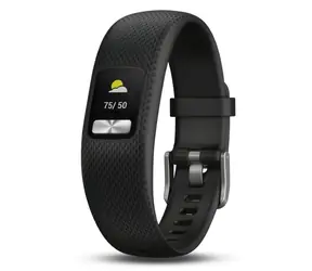 Rozpakowany - Garmin Vivofit 4 (rozmiar L) czarny / Bransoletka fitness / LCD 88x88px / Bluetooth / ANT+ / rozpakowany
