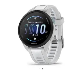 Garmin Forerunner 165 szaro-biały / Smartwatch / 1,2" / GPS / BT / ANT+ / Wi-Fi / 5 ATM