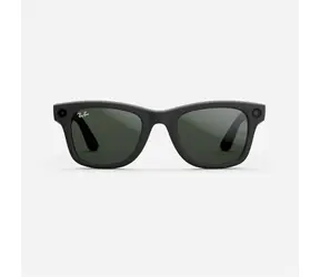 Meta Ray-Ban Gen1 Wayfarer - matowa czerń/przezroczystość przechodząca w Graphite zieleń