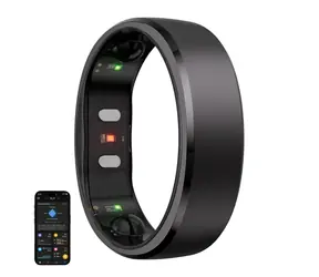 RingConn Gen 2 SMART Ring rozmiar 7 czarny / inteligentny pierścień / Titan / BT 5.0 / IP68