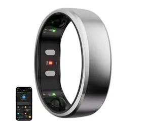 RingConn Gen 2 SMART Ring rozmiar 13 srebrny / inteligentny pierścień / Titan / BT 5.0 / IP68