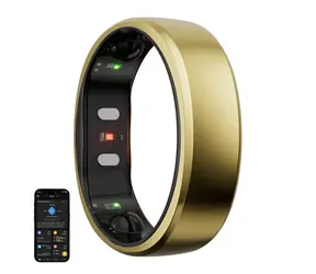 RingConn Gen 2 SMART Ring rozmiar 9 złoty / inteligentny pierścień / Titan / BT 5.0 / IP68