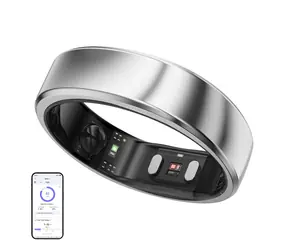 Rozpakowany - RingConn Air Gen 2 SMART Ring rozmiar 13 Galaxy Silver / inteligentny pierścień / stal tytanowa / BT 5.0 / IP68 / rozpakowany