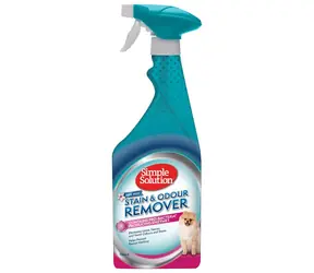 Simple Solution Środek do usuwania plam i nieprzyjemnych zapachów Spring Breeze 750ml / Środek do usuwania plam i nieprzyjemnych zapachów dla psów 