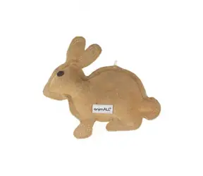 animALL Zabawka Królik skóra naturalna 20x20 cm