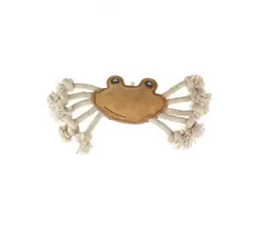 animALL Zabawka Krab skóra z linami 33x20 cm