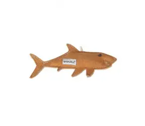 animALL Zabawka Baby shark naturalna skóra 22x10 cm