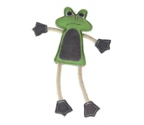 animALL Zabawka Żaba skóra z linami kolorowa 33 cm