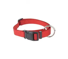 animALL Obroża na pasek czerwona SM 25-35 cm/15 mm