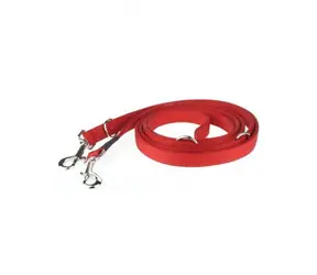 Smycz taśmowa animALL, czerwona, 250 cm/20 mm