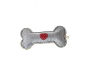 animALL Zabawka filcowa Kość 15,5x18 cm