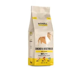 animALL Kurczak i warzywa 12 kg / granulat dla psa