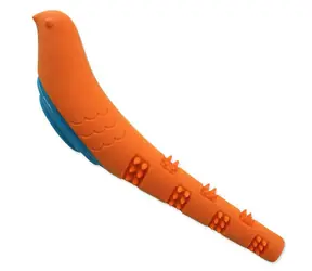 Zabawka dla psa fantasy - Squeak Bird pomarańczowo-niebieski 32 cm 