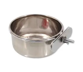 Dog Fantasy Miska ze stali nierdzewnej ze śrubą 330 ml / średnica 9,8 cm