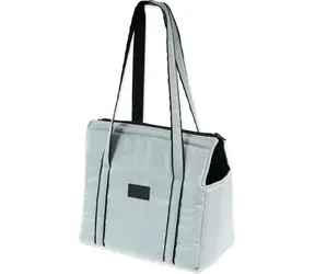 Torba Dog Fantasy Platinum jasnosrebrna 30cm
