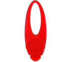 Zawieszka Dog Fantasy LED silikonowa czerwona 8cm