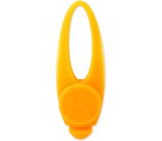 Zawieszka Dog Fantasy LED silikonowa pomarańczowa 8cm