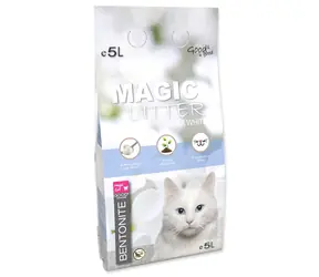 Magic Litter Żwirek dla kota Bentonit Ultra White 5l
